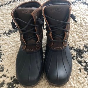 Sperry Duck Boots Navy